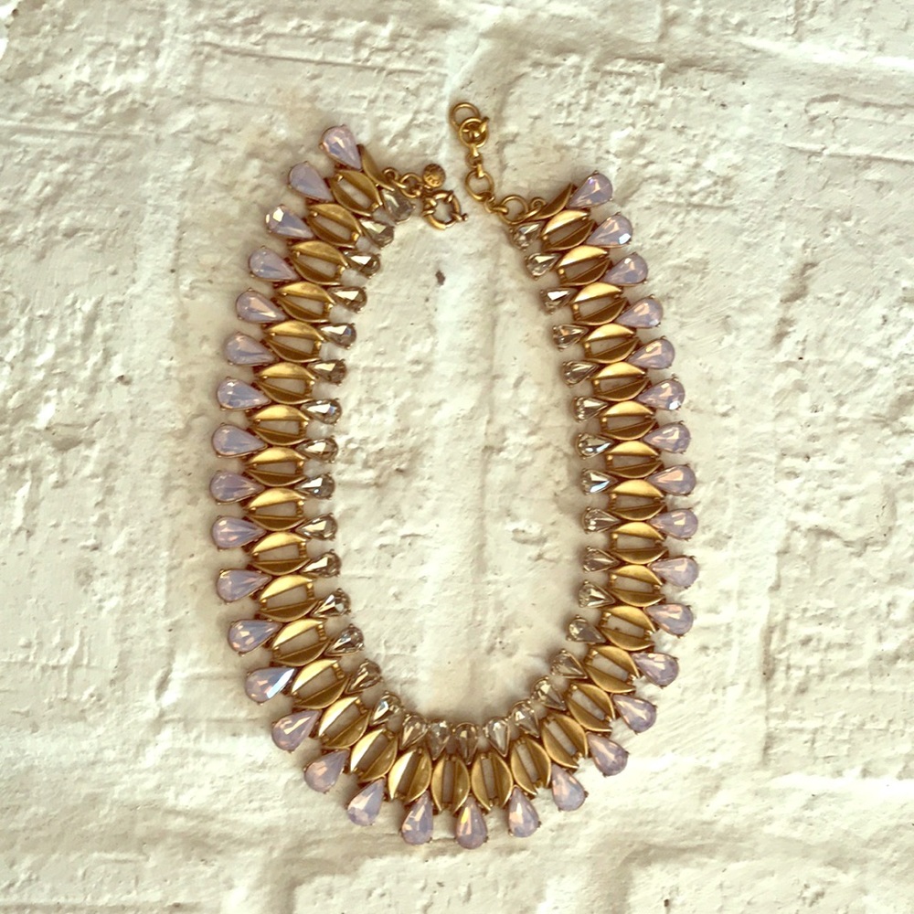 Jcrew collar rhinestone necklace